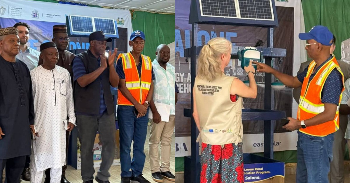 Government Launches Solar Project to Reach 10,000 Homes in Kambia District