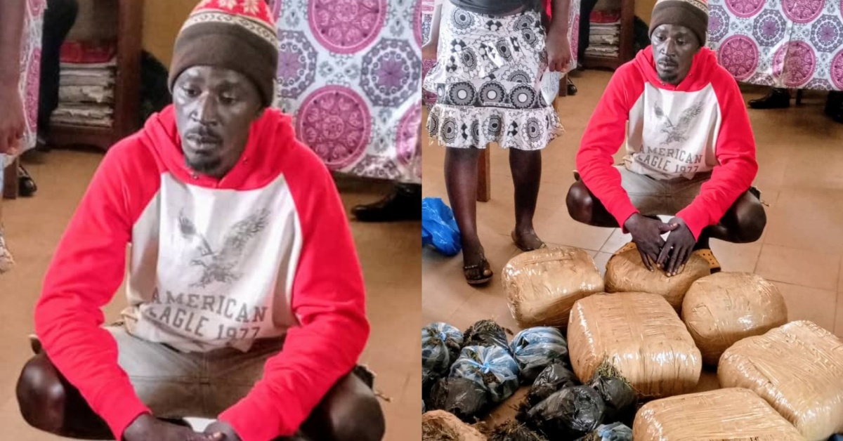 Police Arrest Suspect with Nine Bundles of Suspected Cannabis in Kono