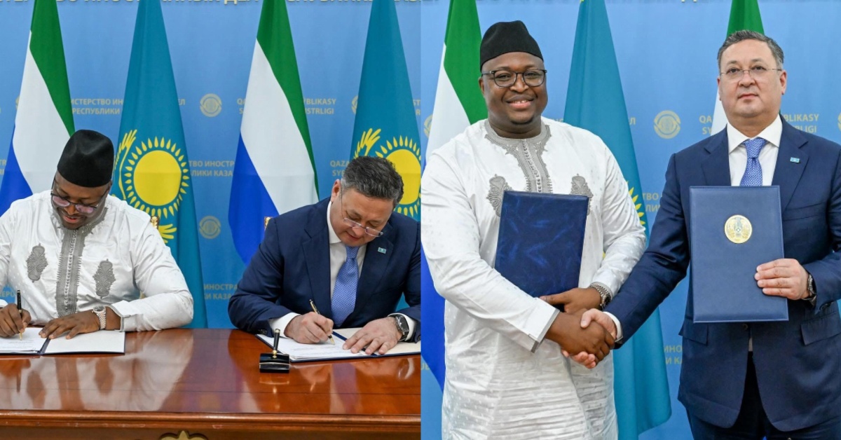 Foreign Affairs Minister Timothy Kabba Deepens Bilateral Ties with Kazakhstan