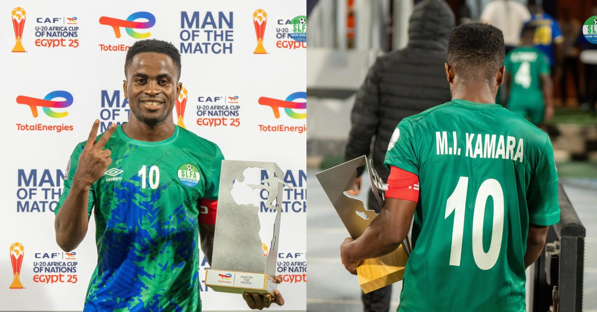 AFCON U-20: Sierra Leone Captain Momoh Kamara Shines as Top Player Contender