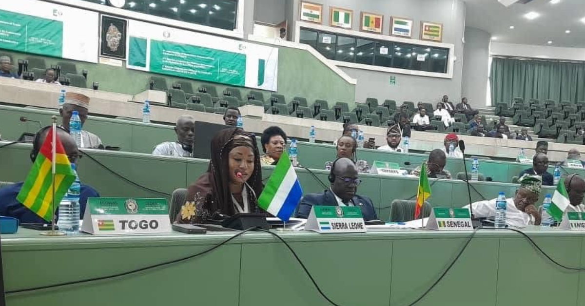 Deputy Minister Kamara Calls for Stronger ECOWAS Trade Collaboration at 4th Ministerial Meeting
