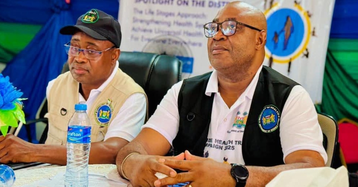 Ministry of Health Launches District Spotlight Initiative in Kailahun